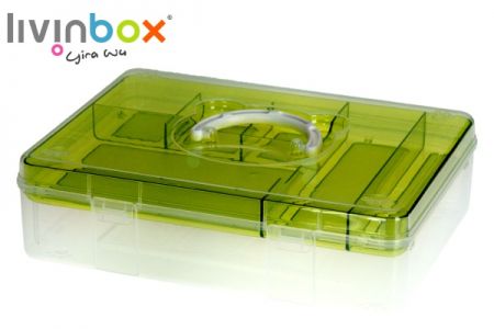 Portable Craft Organizer Box, 6.3 Liter