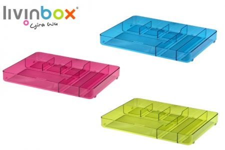 3 tray colors for selection