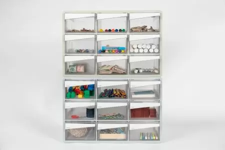 livinbox A7-309 stackable desk organizer with 9 drawers