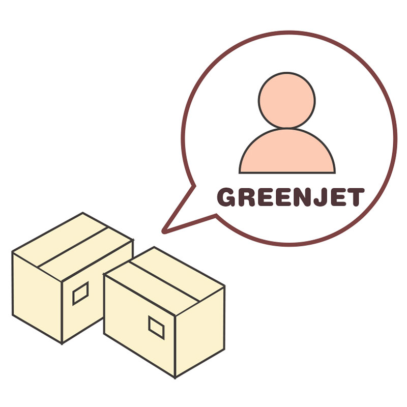 Greenjet Onlinebutik på Amazon och Shopee