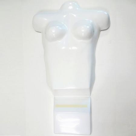 Forma de mostrador de torso femenino - Maniquí de torso femenino para mostrador, forma blanca