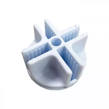 Connettore a griglia mini cubo - Connettore a griglia mini cubo, 8 vie, bianco