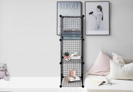 Cubes de rangement en fil pour chambre