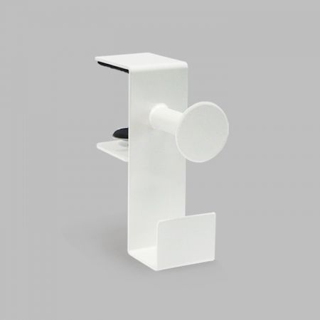 Skrivbordsheadsethållare med klämma