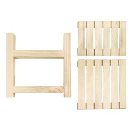 Explosionsvy av skrivbordsställning för tallväxter