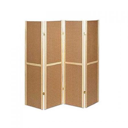 4-Panel Pegboard Folding Display - 4-Panel Pegboard Folding Display