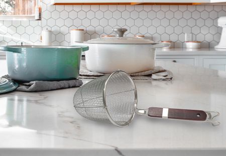 Cooking Utensil Supplies - Noodle Pasta Strainer Basket for Kitchen and Restaurant
