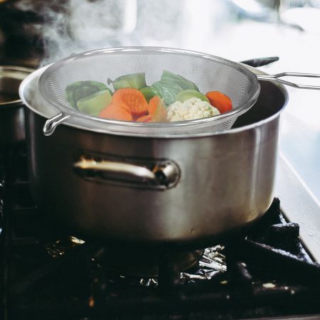 Groente Zeef met Gaas