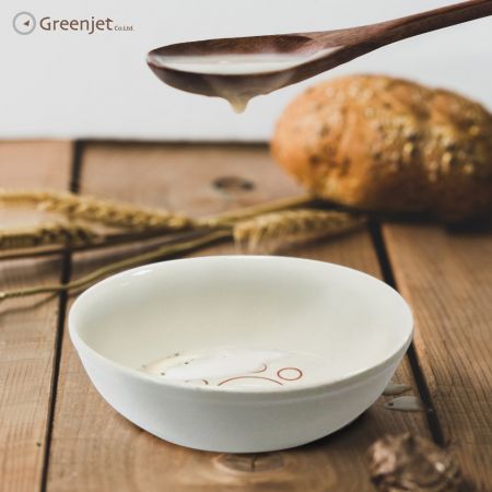 Keramisk serveringsskål för soppa