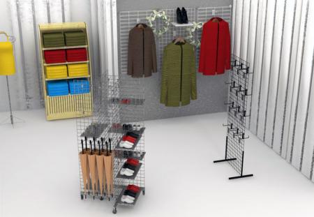 Grid-display for detaljhandel