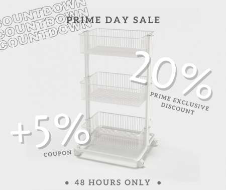 Prime Day Salg 3 etasjers rullende vogn