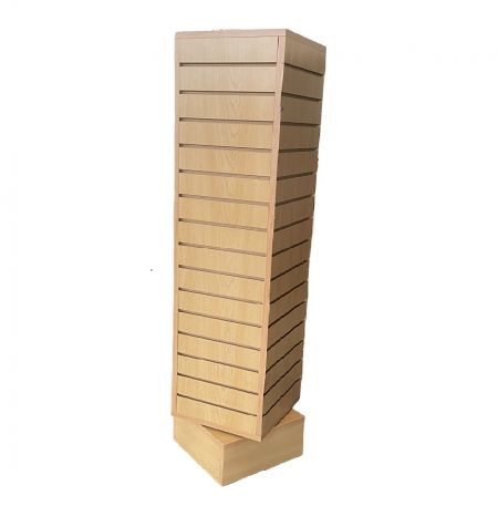 12 inches Rotating Slatwall Tower - Rotating Slatwall Tower