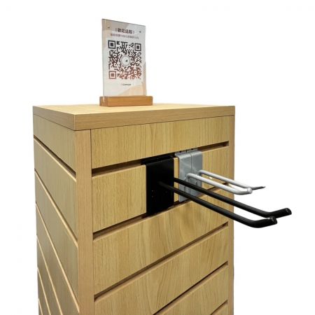 Roterande Slatwall Utställningsställ