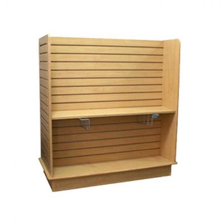 Gondola a slatwall boutique a forma di H - Display a gondola a slatwall a forma di H