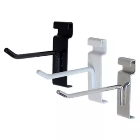 Gitterhaken mit schwarzer, weißer, chromfarbener Oberfläche