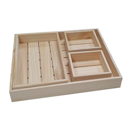 Boîte de rangement en bois - Boîte de rangement en bois