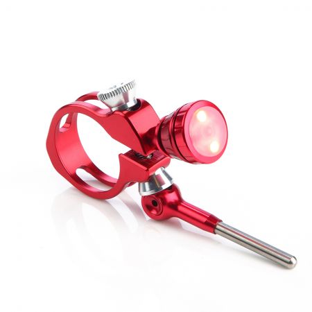 LED Single Light Seat Clamp with Quick Release Handle - Seat Clamp with Single Light and Quick Release Lever