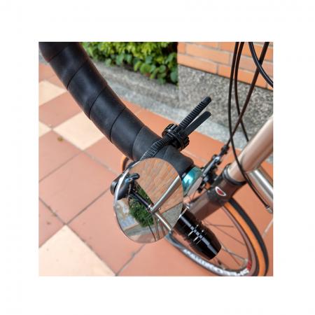 Espelho Traseiro Ajustável 360° para Bicicleta - Espelho Universal para Bicicleta Traseiro em Aço Inoxidável