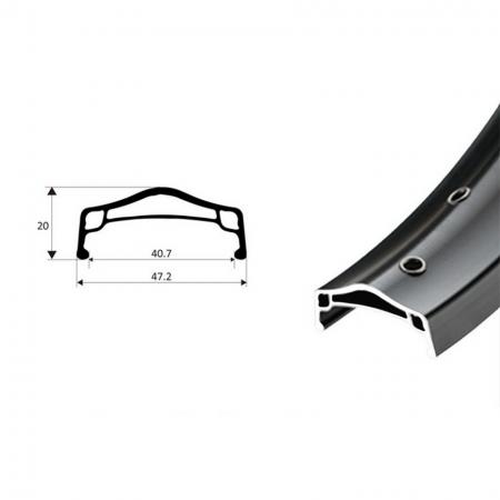 Aro de Parede Dupla de Alumínio para Bicicletas de Descida - Aro de Parede Dupla de Alumínio para Bicicletas de Descida