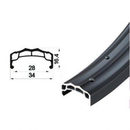 Aro de Parede Dupla de Alumínio para Bicicletas BMX - Aro de Parede Dupla de Alumínio para Bicicletas BMX