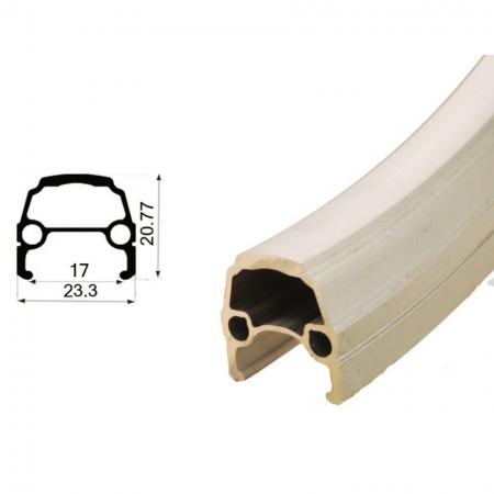 Aro de Parede Dupla de Alumínio para Perfil de MTB 20,77 mm de Altura - Aro de Parede Dupla de Alumínio para Perfil de MTB 20,77 mm de Altura