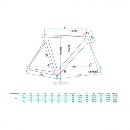 자전거 프레임 기하학