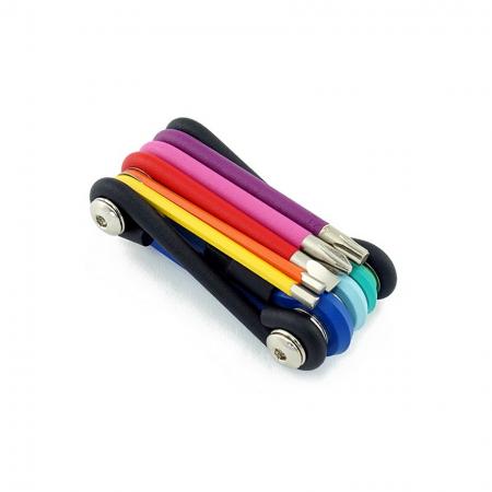 10 in 1 Folding Tool, Coloury - 10 in 1 Folding Tool, Coloury Folded