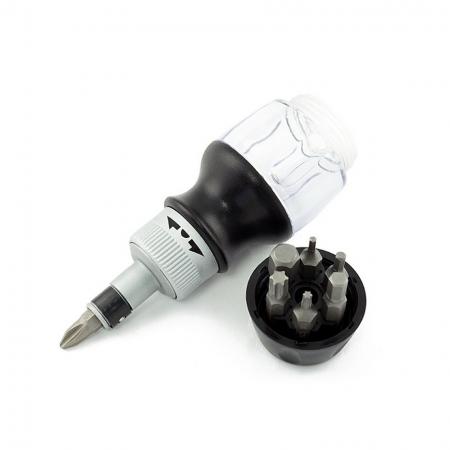 14 i 1 robust ratschett skruvmejsel inre bitar