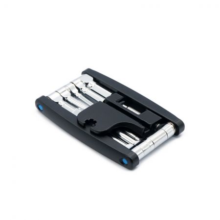 16 in 1 Folding Tool, Black Chain Tool