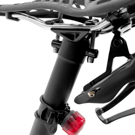 Tijas de sillín para bicicleta - Tija de sillín de bicicleta con gran apoyo para ciclistas
