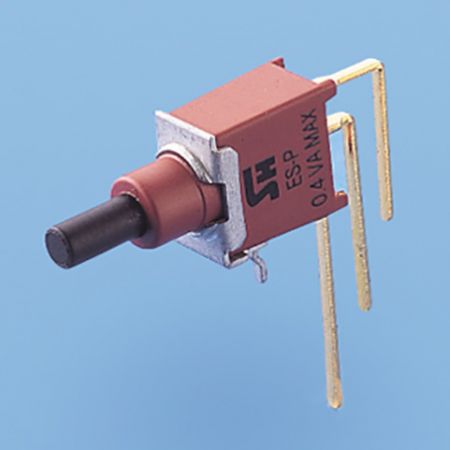 Interruptor de botón pulsador sellado, ángulo recto vertical - Interruptores de botón pulsador (ES-22B)
