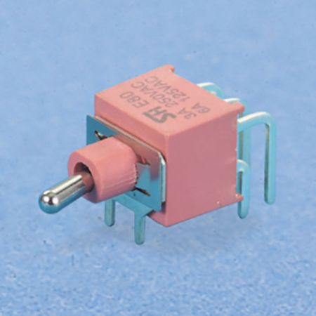 Interruptor de Alternância selado em ângulo reto DPDT - Interruptores de Alternância (NE8021)