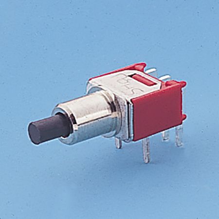 Interruptor de botão em ângulo reto SPDT - Interruptores de Botão (TS-22A)