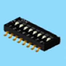 Interruptor DIP - longitud del pin 6.7 mm - Interruptores DIP (DHN)