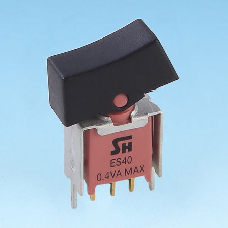 Interruptor basculante sellado con soporte en V SPDT - Interruptores basculantes (ER-4-A5/A5S)