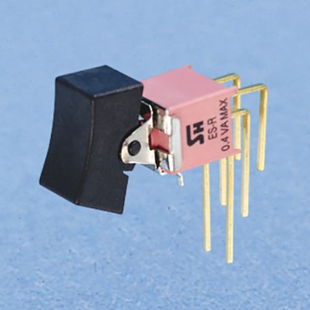 Interruptor basculante sellado vertical de ángulo recto DP - Interruptores basculantes (ER-9)