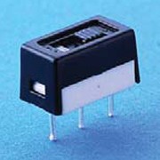 Interruptor deslizante en miniatura tipo SPDT con actuador empotrado - Interruptores deslizantes (F251A/F251B)
