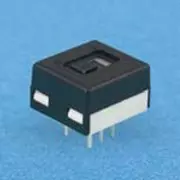 Interruptor de miniatura deslizante tipo DPDT embutido - Interruptores deslizantes (F502A/F502B)