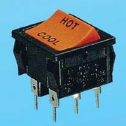 Interruptor basculante 6P LIGA-DESLIGA - Interruptores basculantes (JS-606PB)