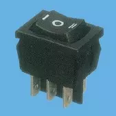 Interruptor Mini Rocker D.P. - Interruptores Rocker (JS-606Q)