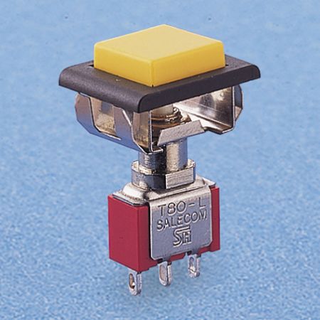 Interruptor de botão de pressão com moldura - Interruptores de botão de pressão (L860*-F22A)