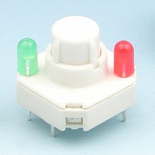 Interruptores de tecla com almofada de pressão redonda - Interruptores de tecla LT4