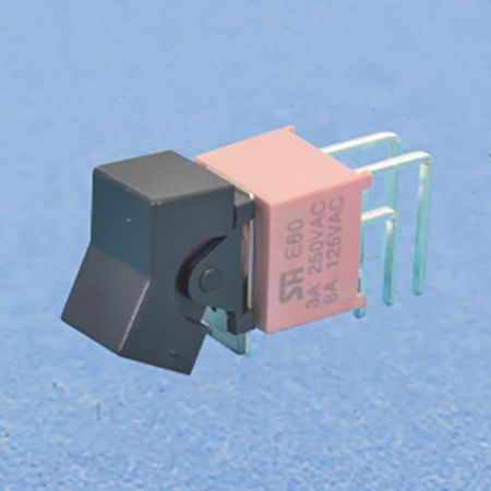 Interruptor basculante sellado vertical de ángulo recto DP - Interruptores basculantes (NER8017L)