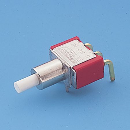 Interruptor de botón pulsador en miniatura de ángulo recto