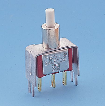 Interrupteur à bouton-poussoir miniature en V