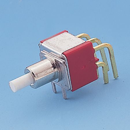Interruptor de Botão de Pressão em Miniatura de Ângulo Reto