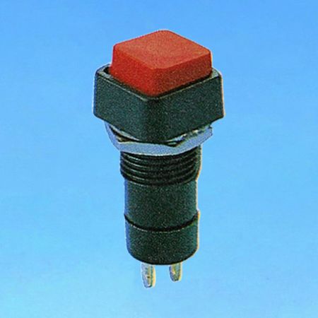 Interruptor de botão de pressão com tampa quadrada - Interruptores de botão de pressão (R18-23A/R18-23B/R18-23C)