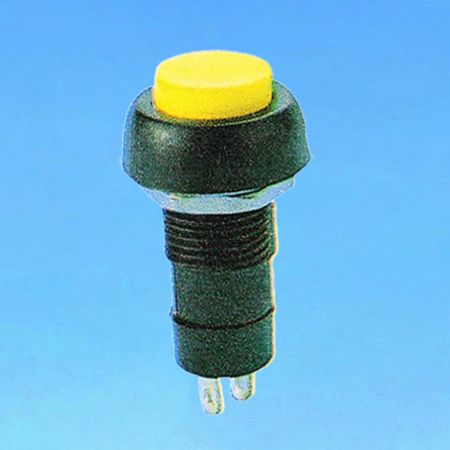 Interruptor de botão de pressão com tampa redonda - Interruptores de Botão de Pressão (R18-25A/R18-25B/R18-25C)