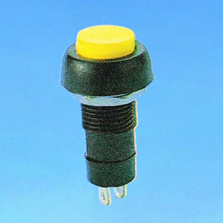 Interruptor de botón pulsador con tapa redonda - Interruptores de botón (R18-25A/R18-25B/R18-25C)