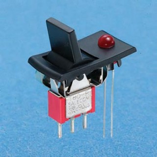 Interruttore a bascula in miniatura con LED - Interruttori a bascula (R8015-P34)